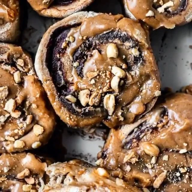 Rollos de canela "Snickers"
