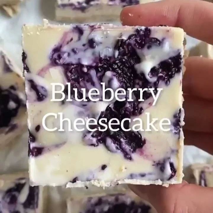 Cheesecake vegano de arándanos