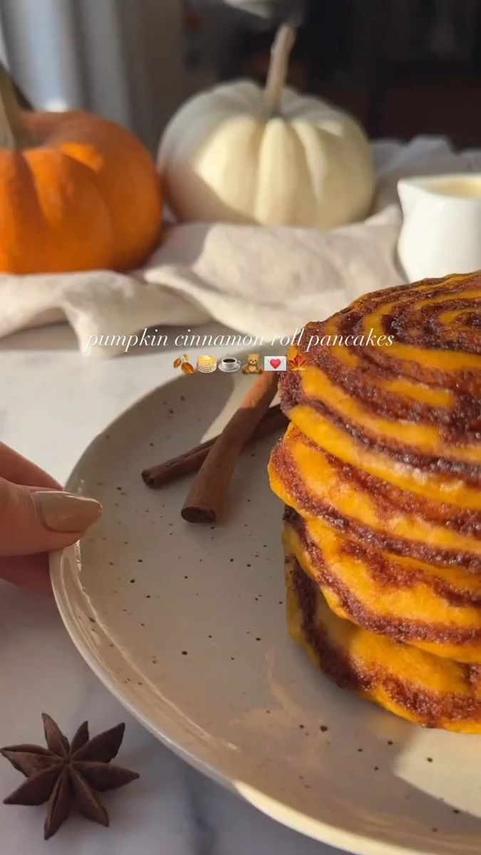 Tortitas de calabaza y canela