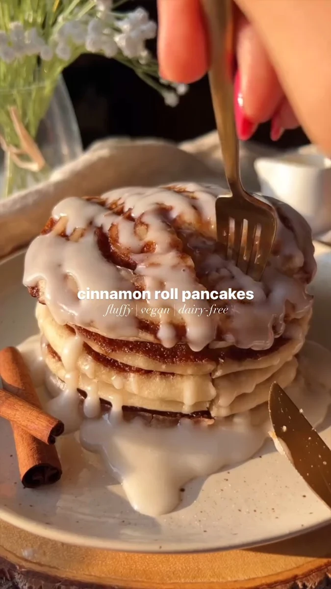 Tortitas cinnamon roll